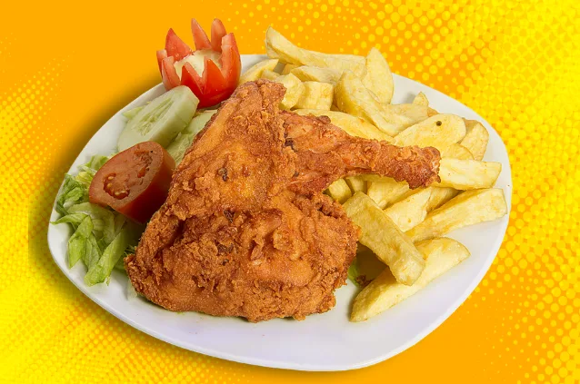1/4 Pollo Broaster